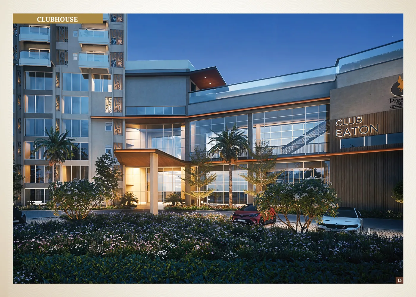 Club Eaton — the clubhouse at the Eaton Park enclave within The Prestige City, not a township-wide facility